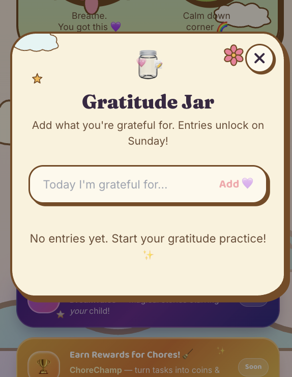 Gratitude jar