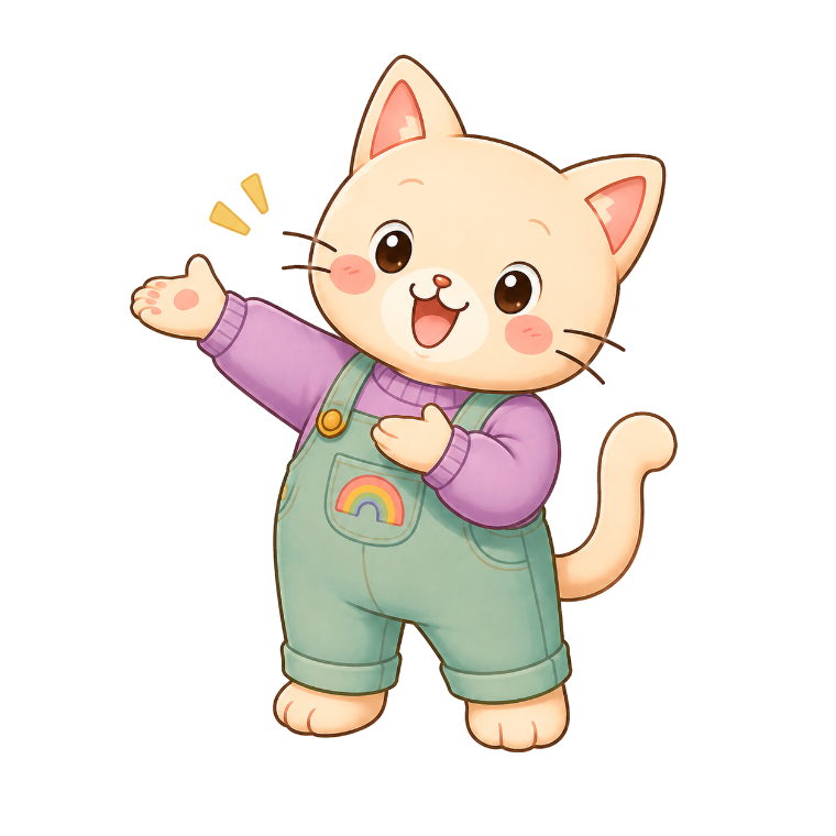 Mello showing off the app
